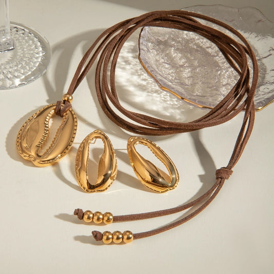 Conjunto de joyería de acero inoxidable